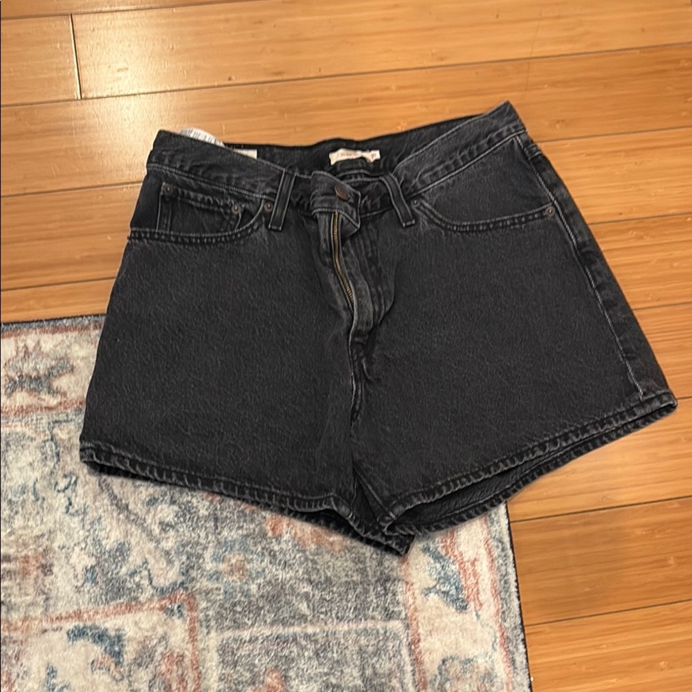 Levi’s Women’s Black Denim Shorts